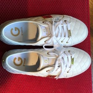 G by Guess women white sneakers